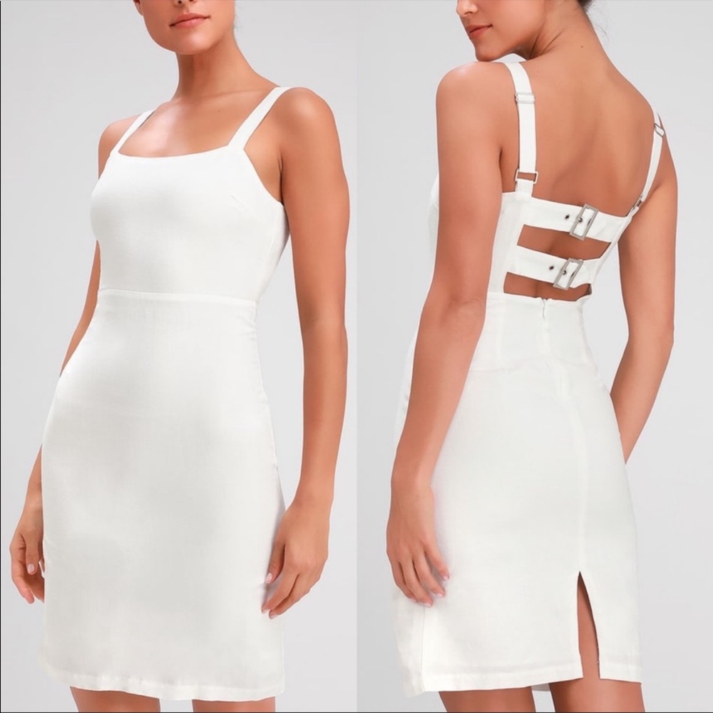 NEW. Lulu’s Joyful Juniper Open Back Midi Dress XS